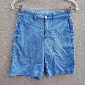 Vineyard Vines Women Shorts 12 Blue Chino Corduroy Inseam 8"